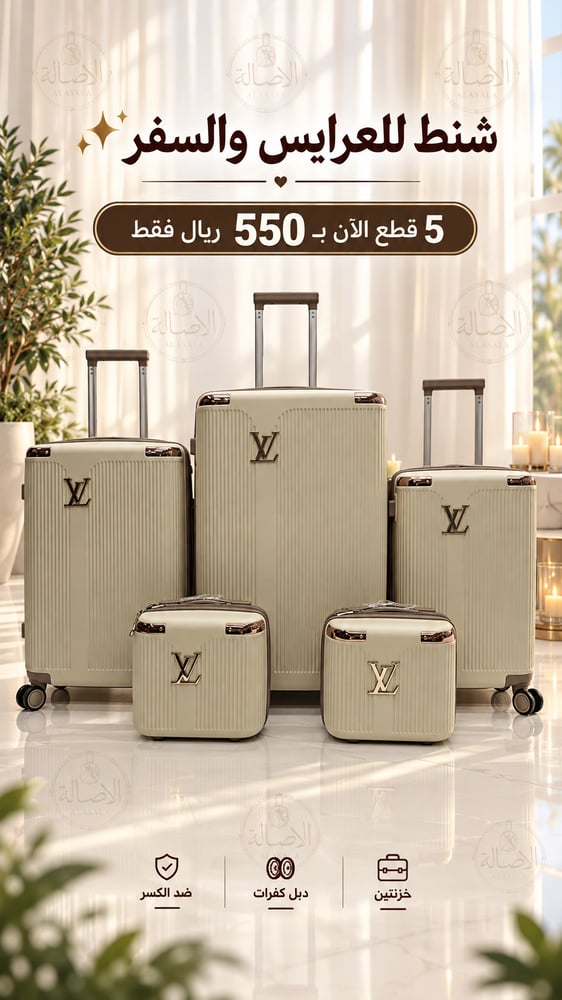 طقم للعرايس والسفر 5 قطع