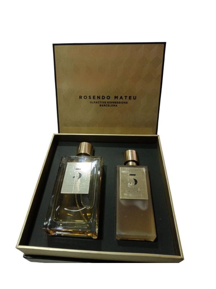 طقم روسيندو ماتيو نمبر فايف 5 عطر ومعطر شعر روسيندو ماتيو Rosendo Mateu