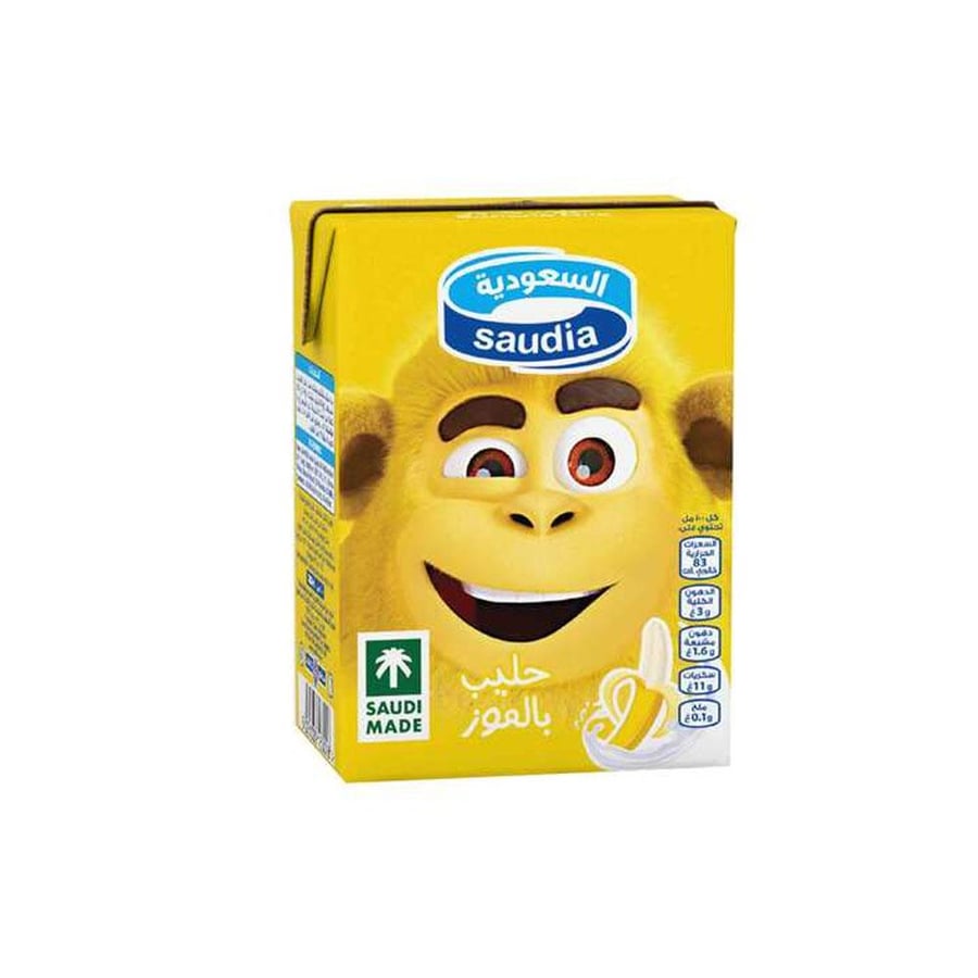 السعودية حليب بالموز 200 مل