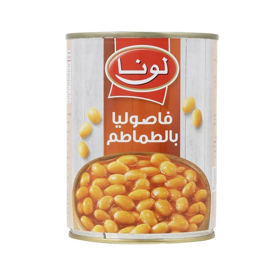 فاصوليا لونا بالطماطم 380 جرام