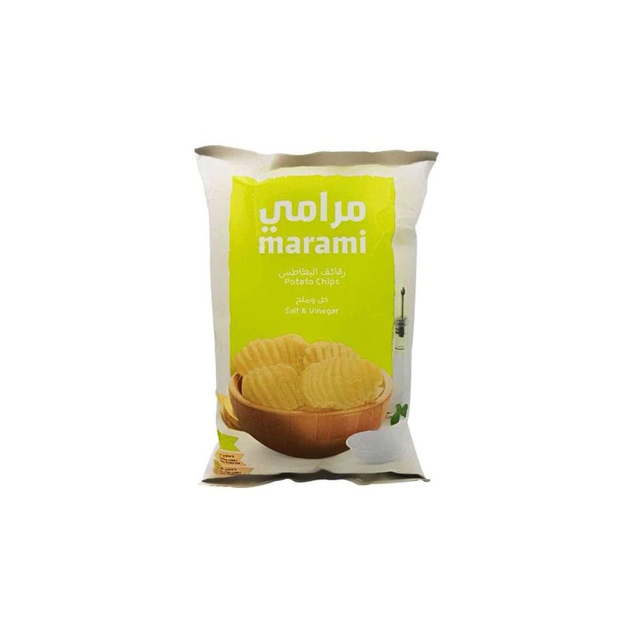 مرامي رقائق البطاطس خل وملح 100جم