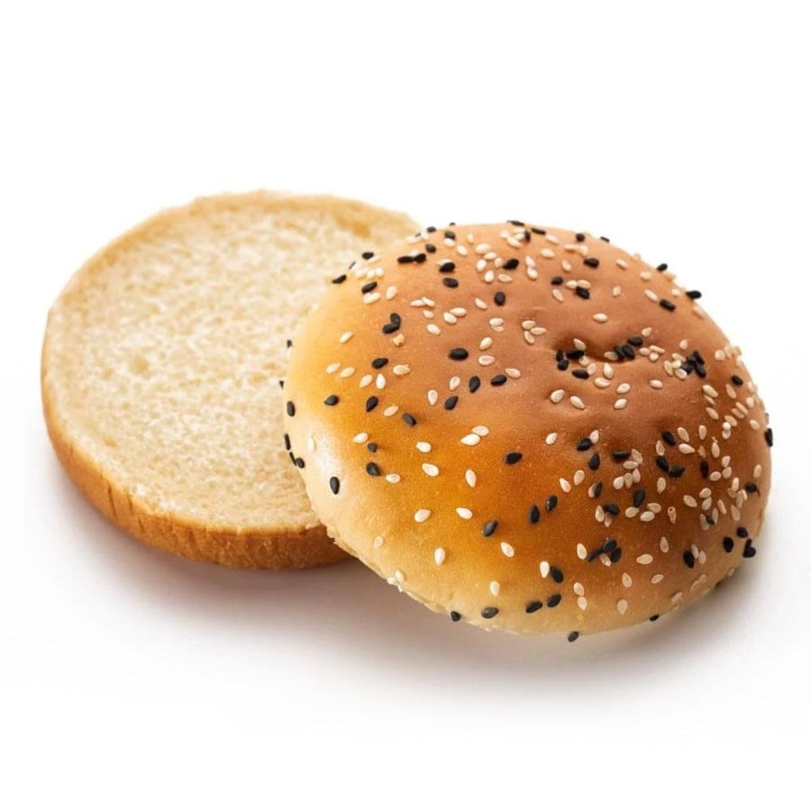 خبز برجر سمسم 4 حبات