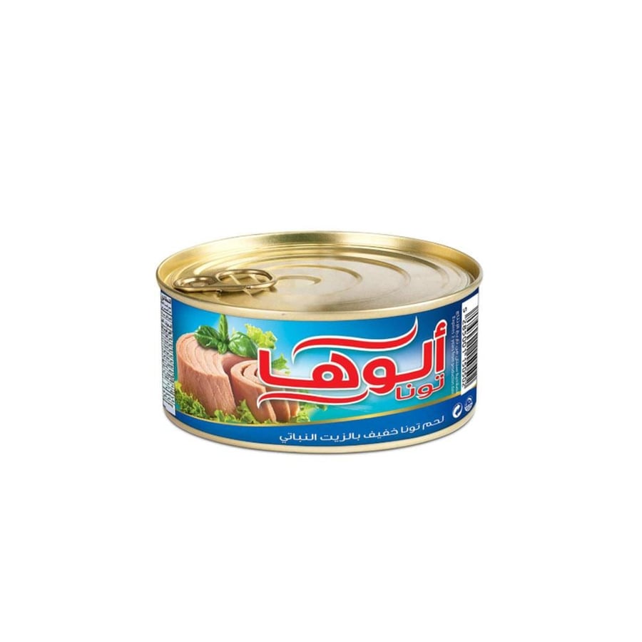 الوها تونة لحم خفيف علب 185 جم