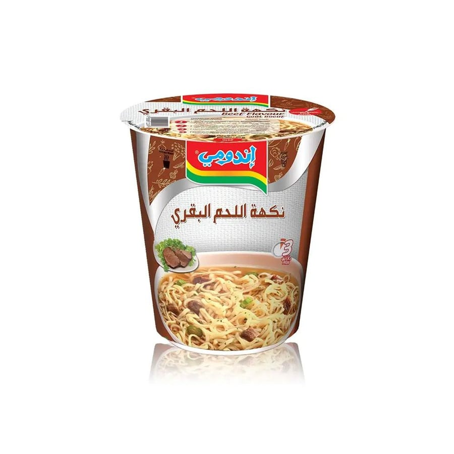 شعيرية اندومي لحم بقر كاسة 60جرام