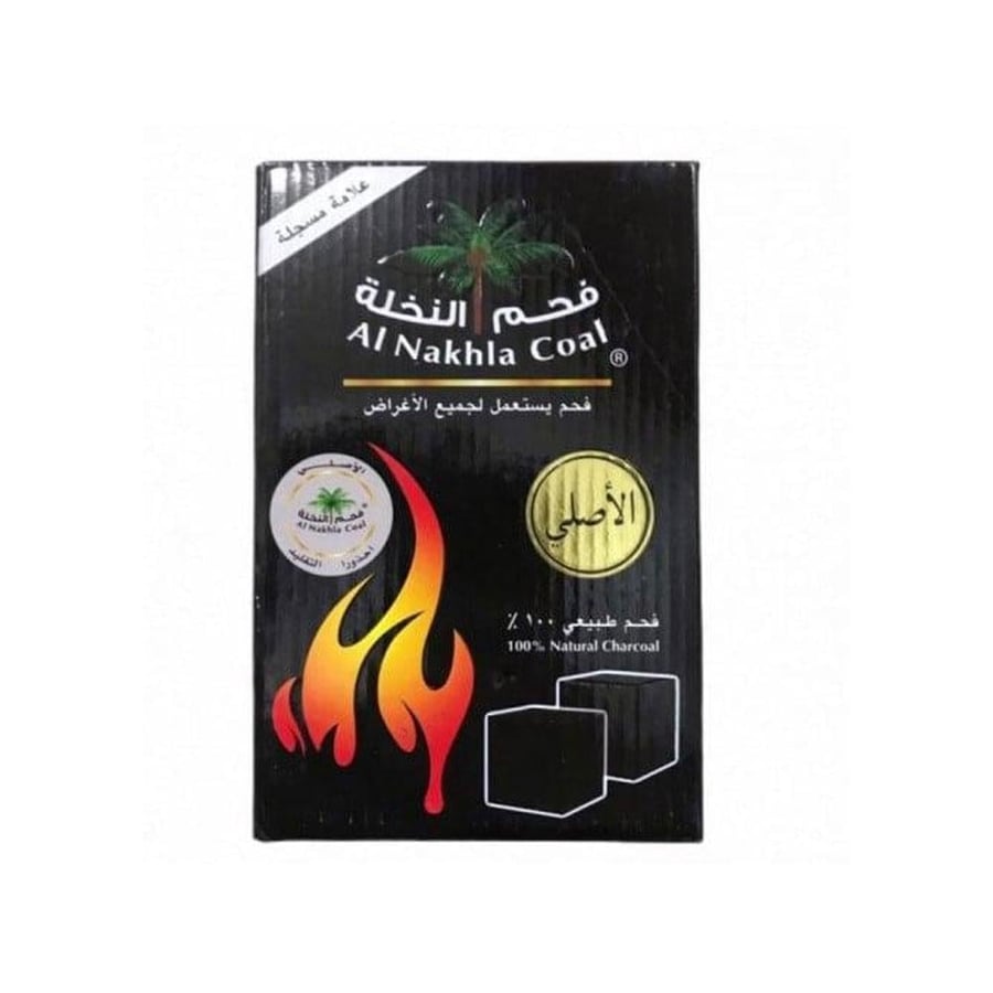 النخلة فحم مكعبات طبيعي متوسط 1كيلو