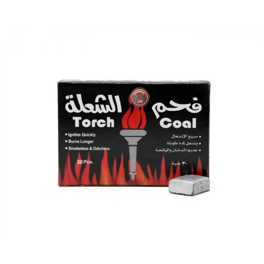 فحم الشعلة مكعبات 30حبة