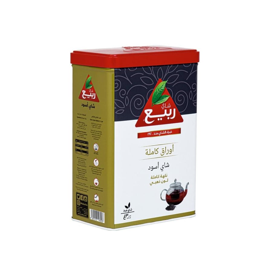 شاي ربيع اوراق كاملة فرط علب 300جم