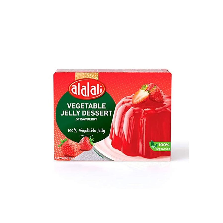 العلالي حلوى الجيلي النباتي بالفراولة 80جم