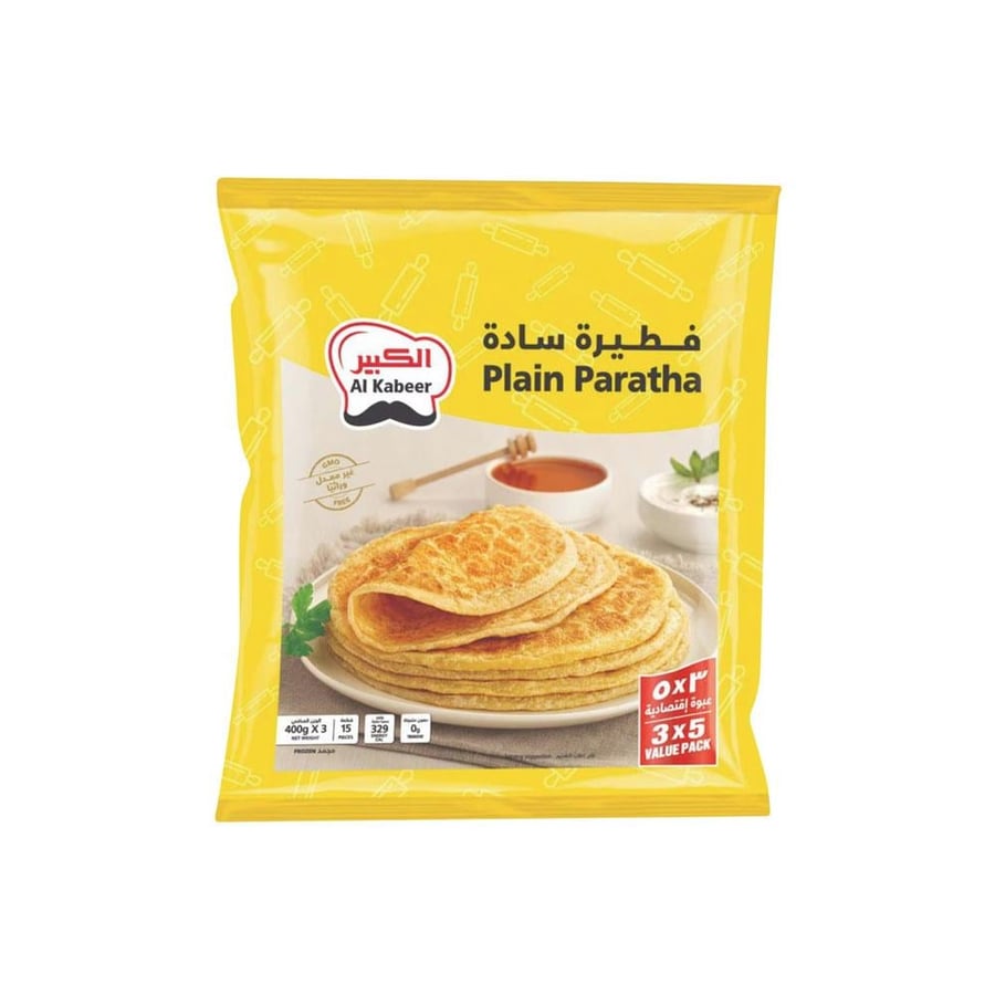 الكبير فطيرة سادة (براتا) مجمدة 400 جرام