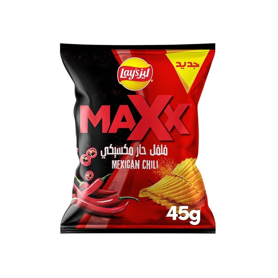 ليز ماكس فلفل حار مكسيكي  45جم