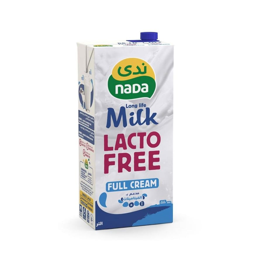 ندى حليب خالي من اللاكتوز 1لتر
