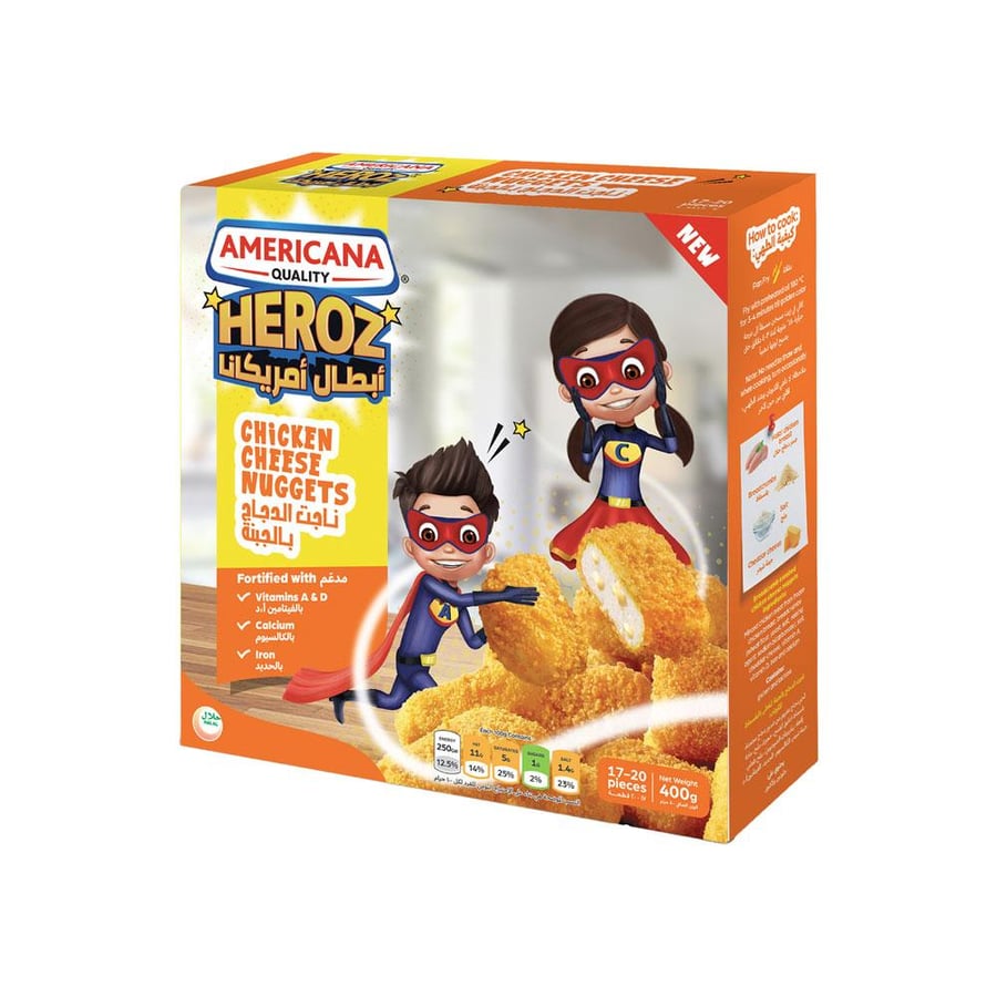 Americana Chicken Nuggets with Cheese 400g