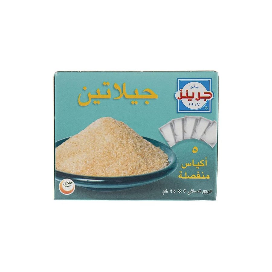جرينز جلاتين عادي 5×10جم
