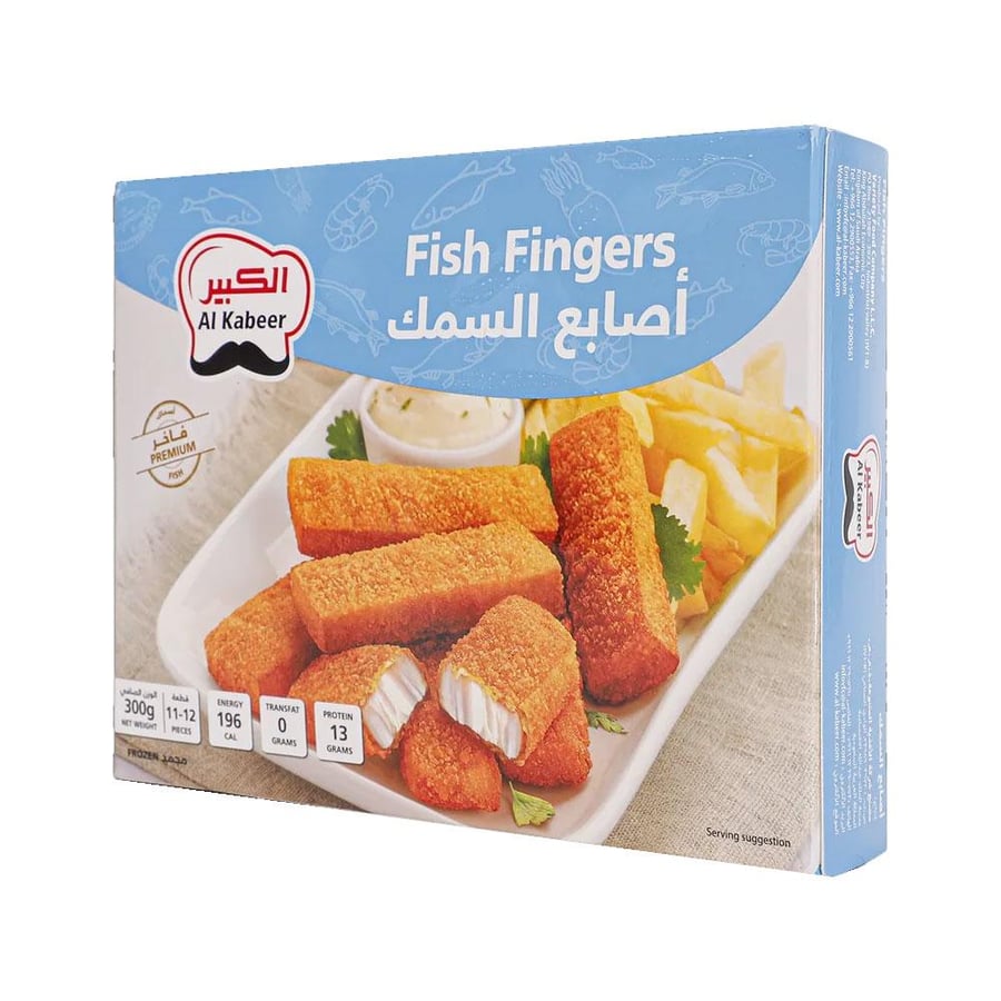 الكبير أصابع السمك  300 جرام