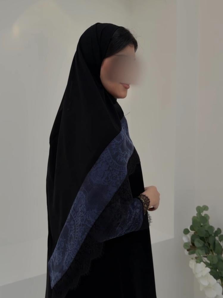 عباية كريب سيراميك حرير مغسول