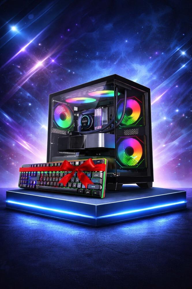 بي سي أقساط DDR5 – المعالج: انتل intel i5 14400F – كرت الشاشة : RTX 5060 8GB –
