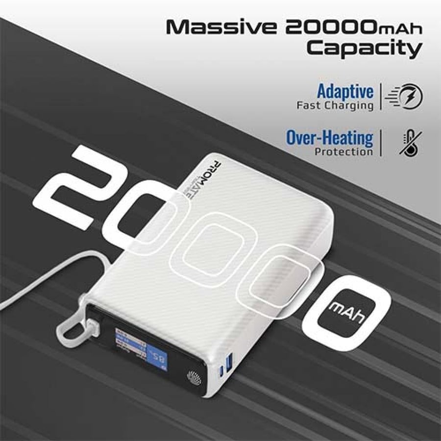 بطارية متنقلة Promate Titan-35W 20000mAh باوربانك