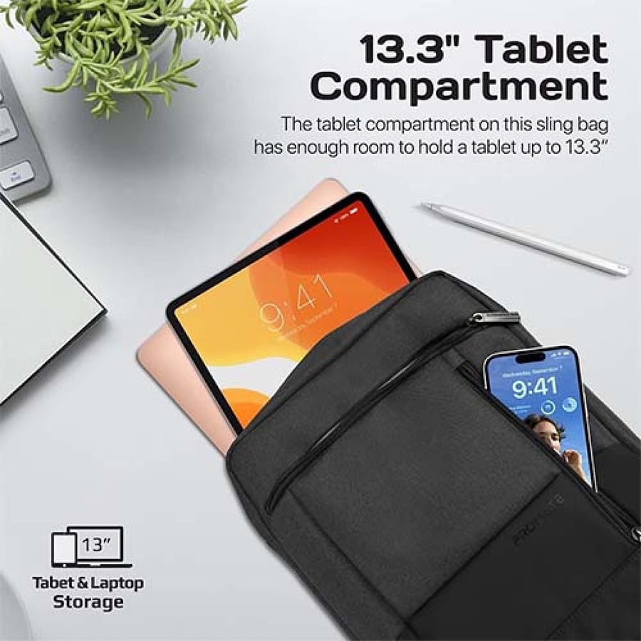 حقيبة لابتوب كتف Promate Satchel-HB شنطة تابلت ولابتوب
