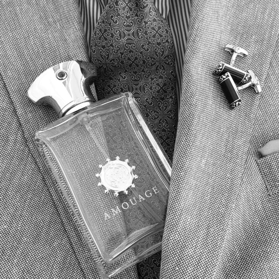 زجاجة عطر أمواج سيلفر مان 100 مل مع العلبة