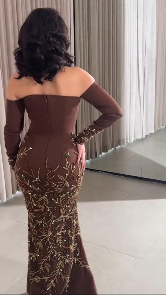 فستان سهره باربي شك تطريز