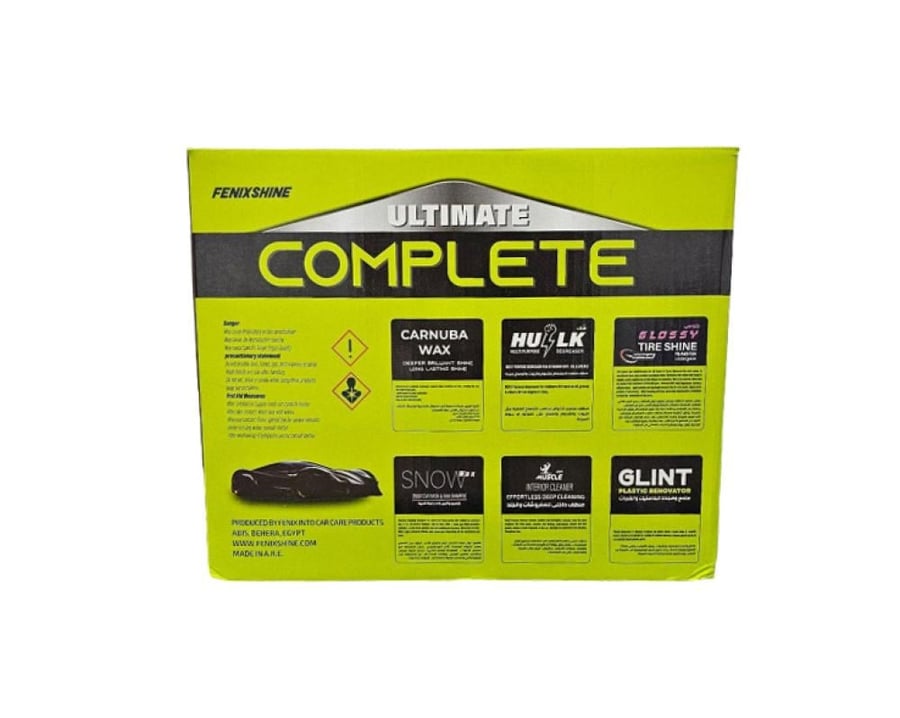 بكج العناية الكاملة بالسيارة من فينيكس FENIXSHINE ULTIMATE COMPLETE