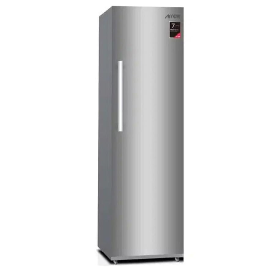 Vertical freezer, 9.3 cubic feet, steam cooling, stainless steel