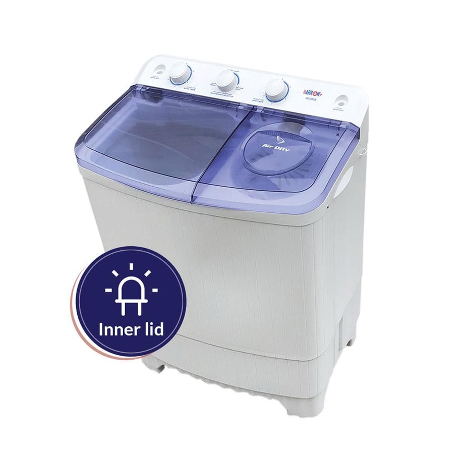 Semi-automatic Arwa washing machine, two tubs, 12 kilograms, 1700 RPM
