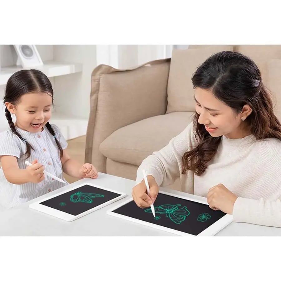 شاومي تابلت كتابة LCD إصدار ملون مع قلم مقاس 13.5 بوصة أبيض