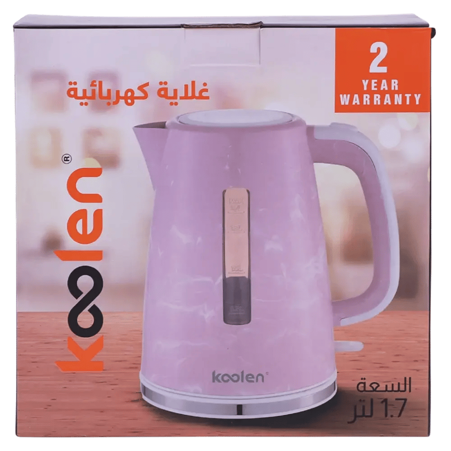 كولين غلاية كهربائية أسود 1.7 لتر