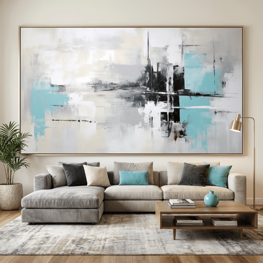 لوحات فن تجريدي تصميم مودرن