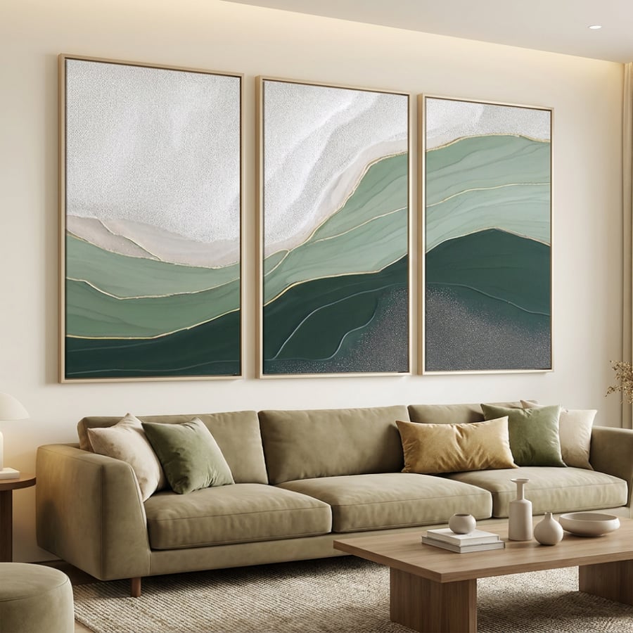 لوحات ثلاثية بتصميم عصري