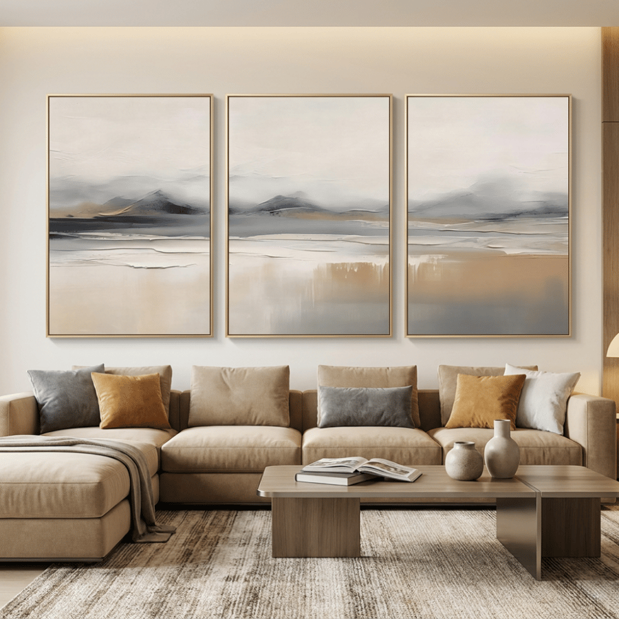 لوحات ثلاثية بتصميم عصري