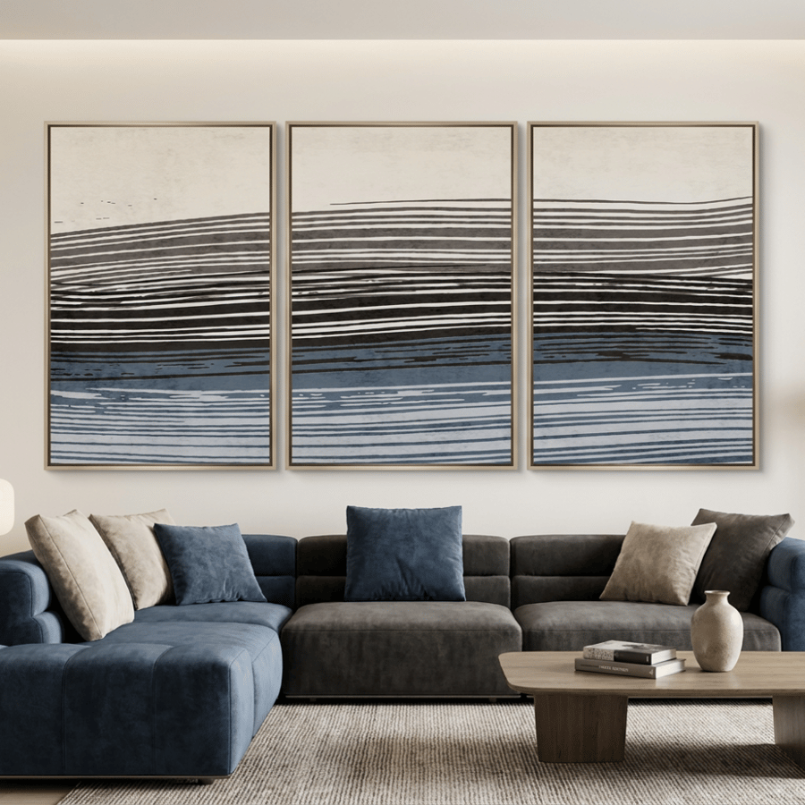 لوحات ثلاثية بتصميم عصري