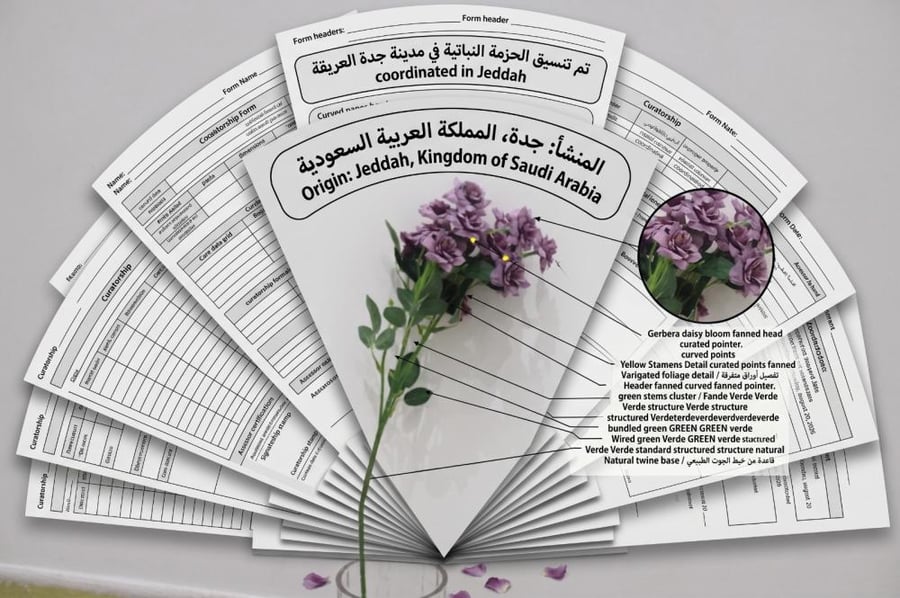 باقة ورد جوري موف صناعي بتصميم طبيعي
