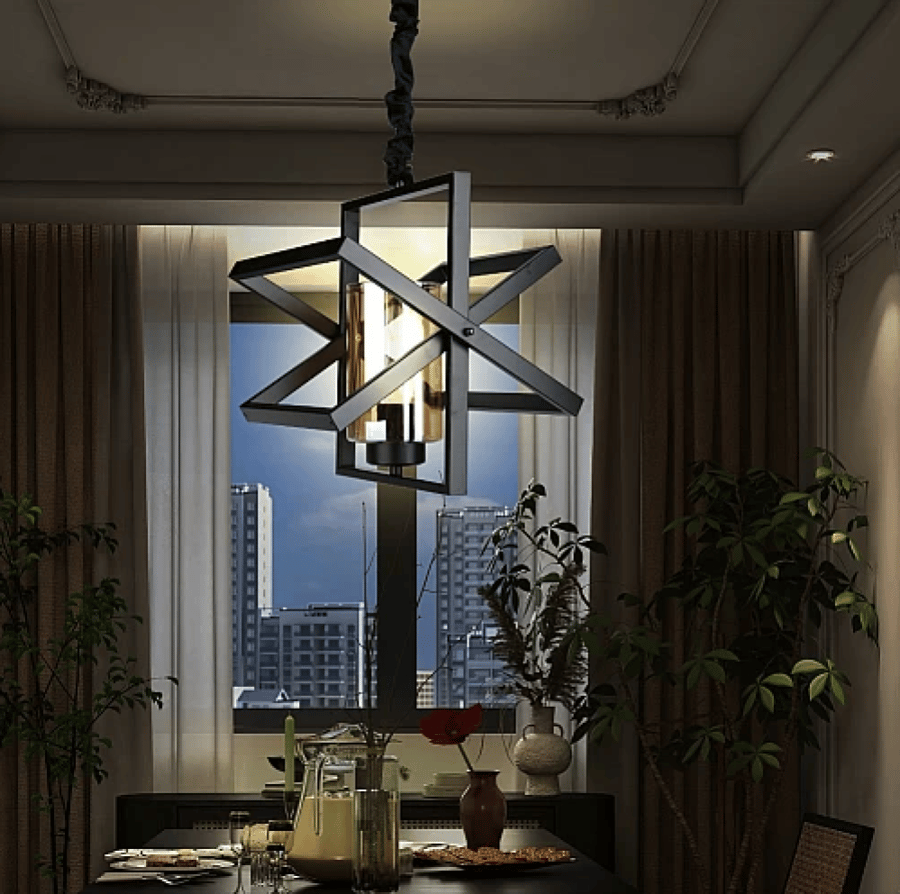 علاقي مفرد مودرن اسود E27 1L