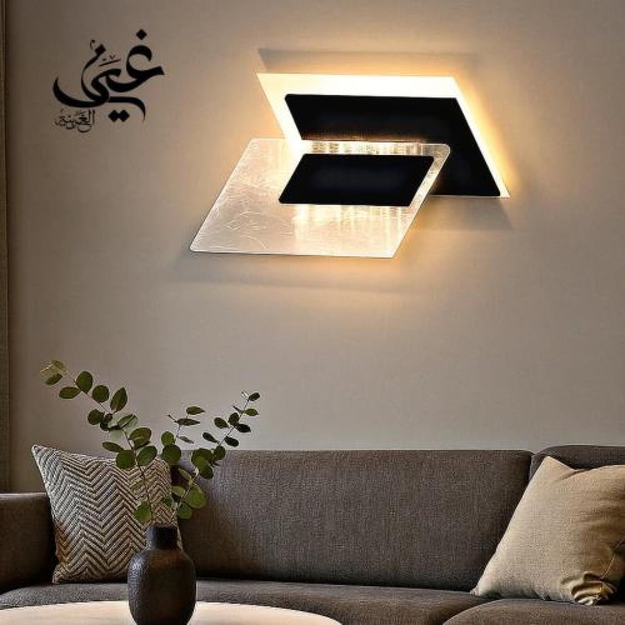 لطش مودرن 240 140 اسود لون الانارة 3 اضاءات واط 5