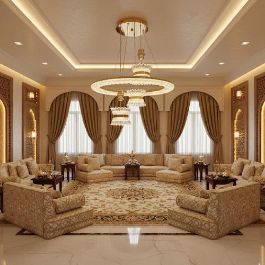 ثريات سقف مودرن اكريليك 3 اضاءات ليد LED