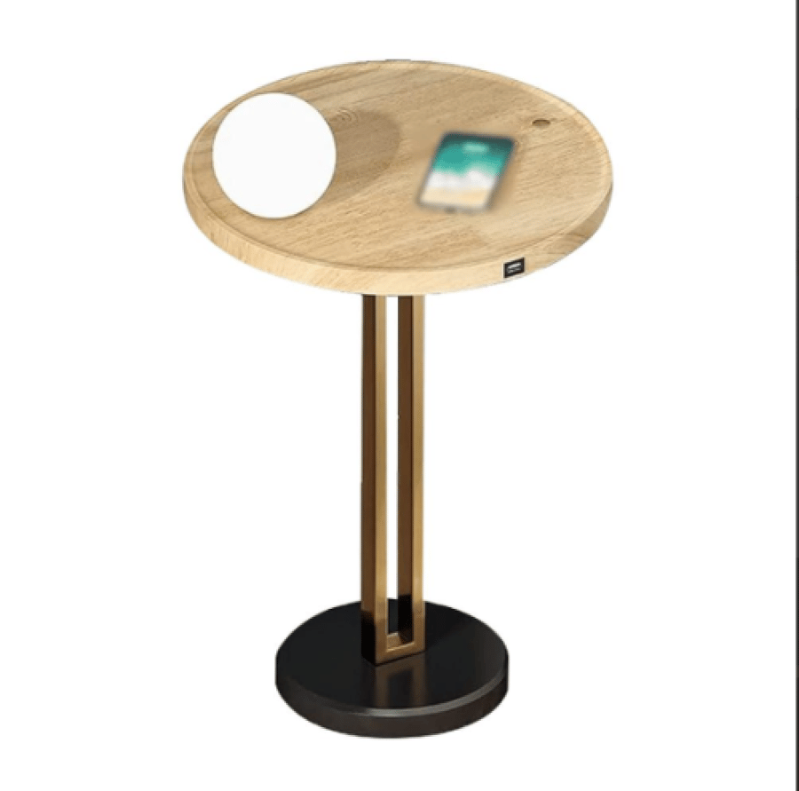 إنارة الطاولة بشاحن لاسلكي544 USB Wireless Charging