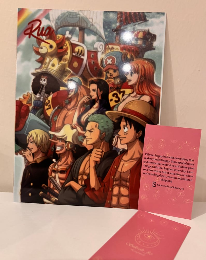 بوستر one piece مقاس A5