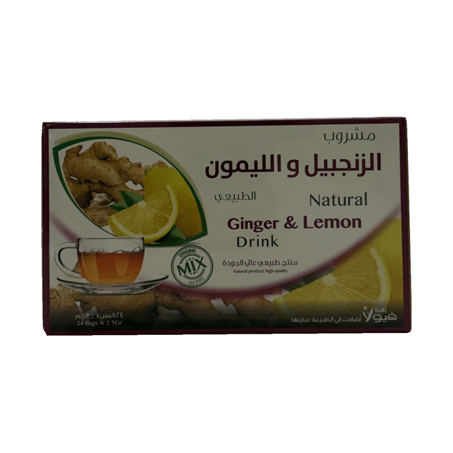 مشروب الزنجبيل والليمون — فيولا