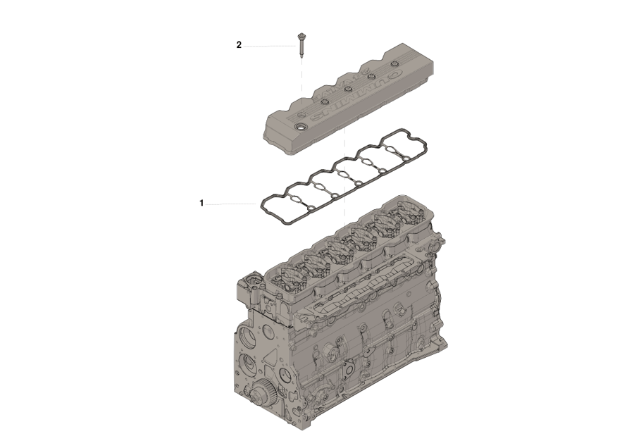 Genuine Cummins Valve Cover Gasket 4942356