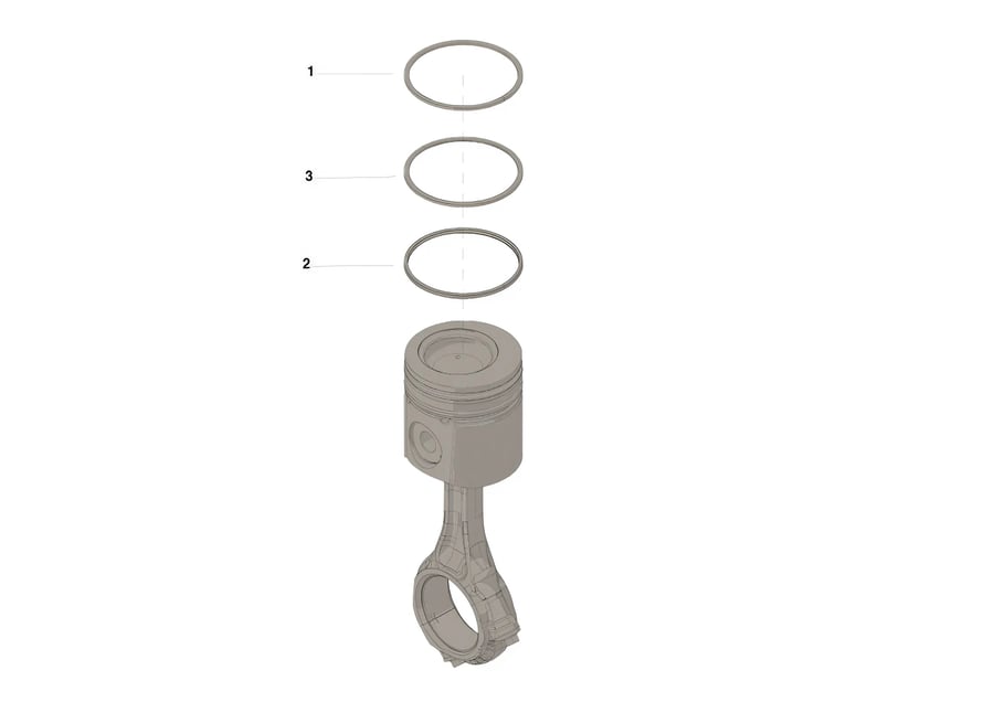 Genuine Piston Ring Set 4955976