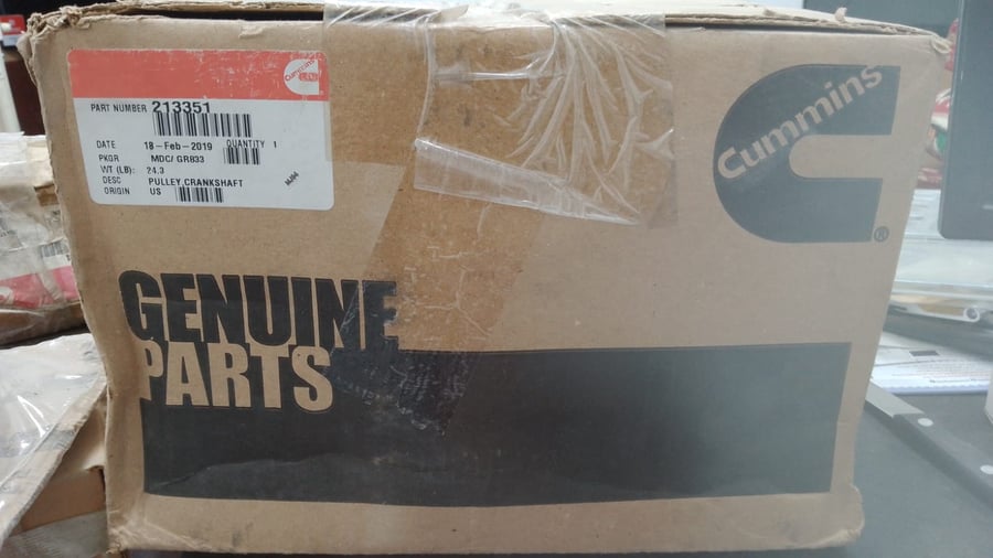Genuine Cummins Crankshaft Pulley 213351