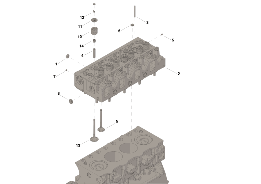 Genuine Cummins Cylinder Head 3800873