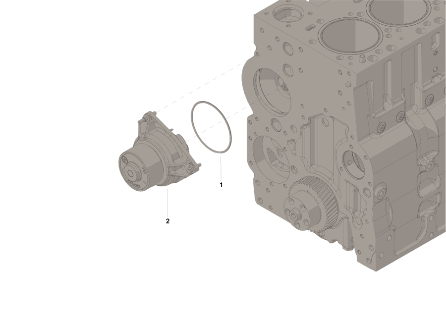 Genuine Cummins Water Pump Kit 6311674 4309478