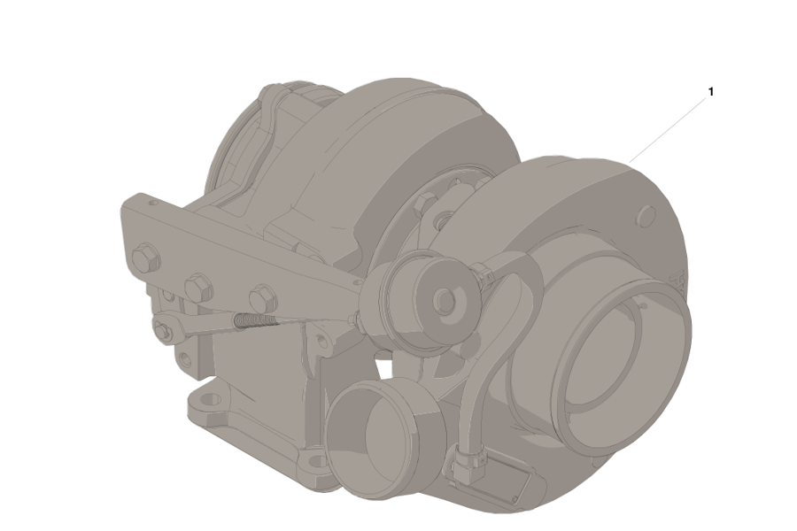 Genuine Cummins Turbocharger Kit 4956108