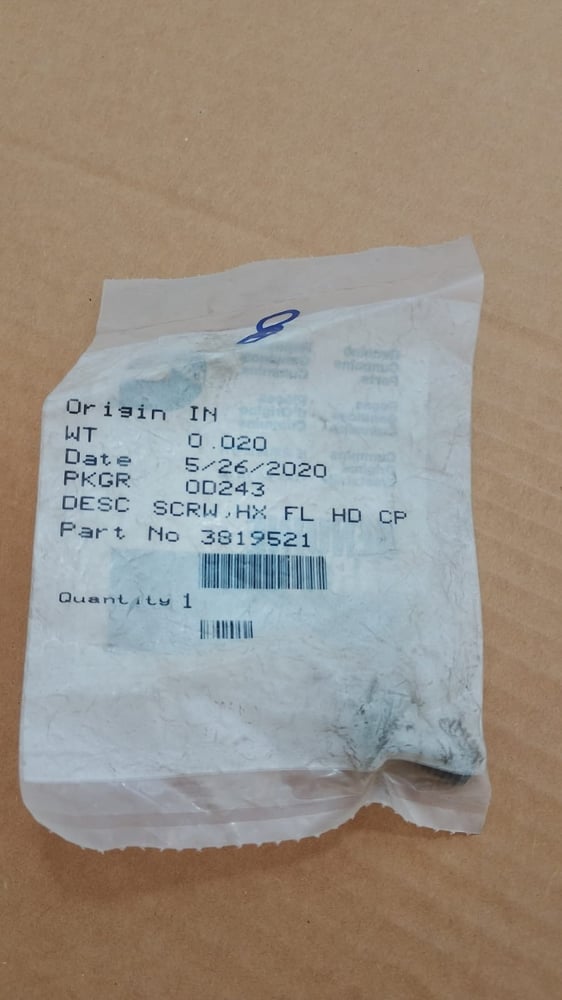 Hexagon Flange Head Cap Screw 3819521
