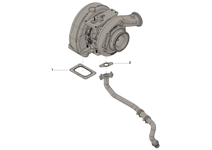 Genuine Cummins Turbocharger,bht4c 3801918