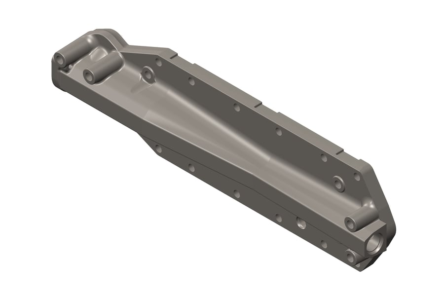 Genuine Cummins Lubricating Oil Cooler Cover 4096006