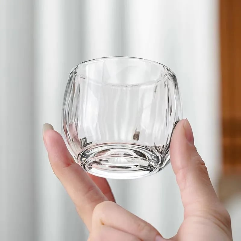 كوب شاي زجاج كريستالي 100ML